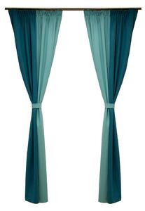 Set draperii Velaria turcoaz, 2x115x250 cm