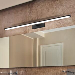 EGLO Aplică LED Pandella 1, lungime 78 cm, negru, aluminiu, Negru, Baie, Aluminiu, Modern