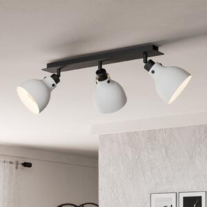 EGLO Spot de plafon Matlock, lungime 74 cm, gri/negru, 3 lumini., reglabil, Negru, Camera de zi / sufragerie, Metal, Design industrial