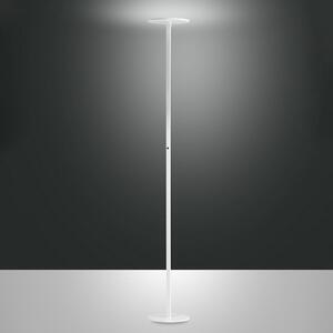 Fabas Luce Regina Lampadar LED, alb, CCT, dimabil, înălțime 180 cm, reglabil, Alb, Camera de zi / sufragerie, Metal, Modern