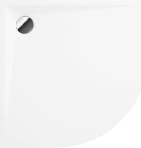 Deante Kerria Plus cădiță de duș semirotundă 80x80 cm alb KTS_054B