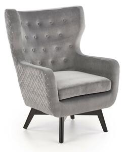 Fotoliu Houston 836, Gri, Negru, Tapiterie, 103x75x83cm, 18.5 kg