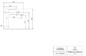 Villeroy & Boch Architectura baterie lavoar stativ crom TVW10300400161