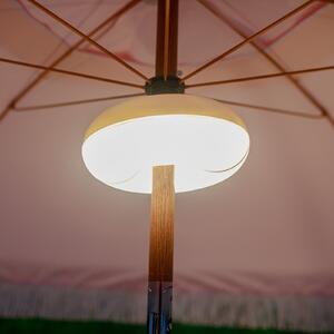 Newgarden LED lumina reîncărcabilă Lima, IP54, RGBW, parasolare, reglabil, Alb, Plastic, Modern