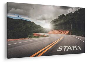 Tablou - Drum start (90x60 cm)