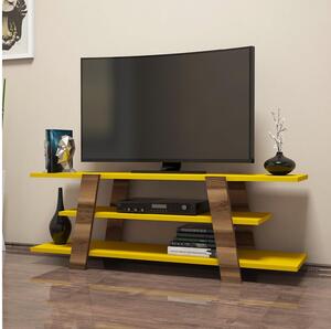 Masă TV Bopubi 2 (nuc + galben). 1095111