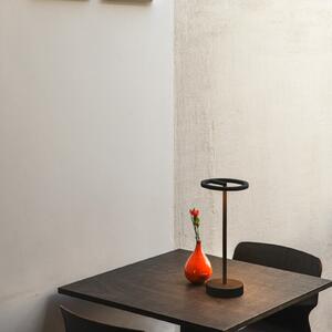 SLV Lampă LED reîncărcabilă Vinolina One, negru, 2.700 K, înălțime 33 cm, reglabil, Negru, Aluminiu, Modern