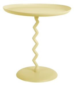 Măsuță auxiliară rotundă din metal ø 40 cm Zig Zag – Leitmotiv