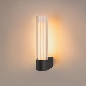 SLV Aplică de perete cu LED pentru baie Lygant, model simplu, negru, aluminiu, Negru, Baie, Aluminiu, Modern