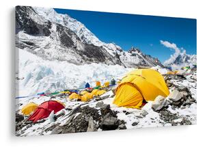 Tablou - Camping la munte (90x60 cm)