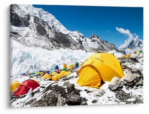 Tablou - Camping la munte (70x50 cm)