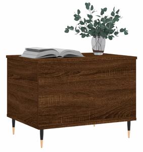 Măsuță de cafea, stejar maro, 60x44,5x45 cm, lemn prelucrat