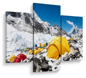 Tablou - Camping la munte (90x60 cm)