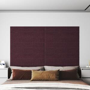 Panouri de perete 12 buc. mov 90x15 cm textil 1,62 m²