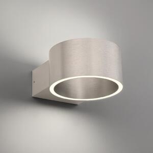 PURE Aplică LED Clipse, aluminiu, Ø 15 cm, reglabil, Metalic, Camera de zi / sufragerie, Aluminiu, Modern, Perete rotund