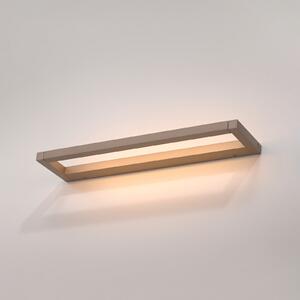 PURE LED lampă de perete Puro bronz lățime 50 cm aluminiu dimmer, reglabil, Bronz / Alamă Veche, Camera de zi / sufragerie, Aluminiu, Modern, Soclu de perete jos