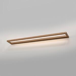 PURE LED lampă de perete Puro bronz lățime 100cm aluminiu dimmer, reglabil, Bronz / Alamă Veche, Camera de zi / sufragerie, Aluminiu, Modern, Soclu de perete jos