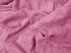 Cearsaf Frotir cu elastic 90x200 cm roz