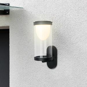 Briloner LED reîncărcabilă în aer liber lumina de perete 3930015, negru, touch dimmer, reglabil, Negru, Metal, Modern, Perete rotund