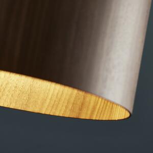 FRANDSEN Lampă suspendată FM 1954, nuc, Ø 16 cm, lemn, reglabil, Lemn, Camera de zi / sufragerie, Lemn, Design