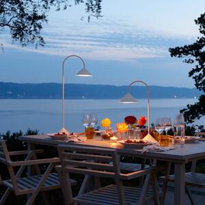 FRANDSEN Lampadar LED Grasp, alb, înălțime 72 cm, metal, reglabil, Alb, Metal, Design
