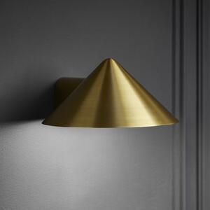 FRANDSEN Aplica de perete cu LED-uri Grasp, culoare alamă, 15 cm, reglabil, Auriu / Alamă, Camera de zi / sufragerie, Oțel inoxidabil, Design