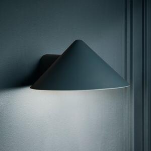 FRANDSEN Aplică de perete cu LED-uri și baterie Grasp, petrol, 15 cm, reglabil, Albastru, Camera de zi / sufragerie, Oțel inoxidabil, Design