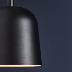 FRANDSEN Lampă suspendată LED Satellite, negru, metal, Ø 7 cm, reglabil, Negru, Camera de zi / sufragerie, Metal, Design