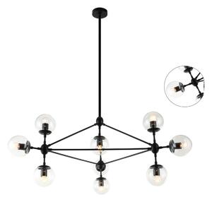 Orlicki Design Bao lampă de tavan mai mult ede 6x8 W negru OR80094