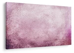 Tablou - Mandala pe zid roz (90x60 cm)