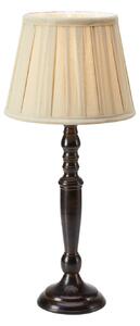 Markslöjd Lampă de masă Chocolat, înălțime 46 cm, bej/maro, metal/țesătură, Maro / Rugină, Camera de zi / sufragerie, Metal