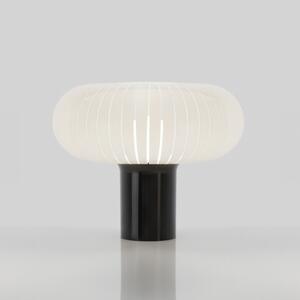 Kartell Lampa de masă Teresa, negru/alb, Ø 50 cm, PMMA, reglabil, Alb, Camera de zi / sufragerie, Plastic, Design