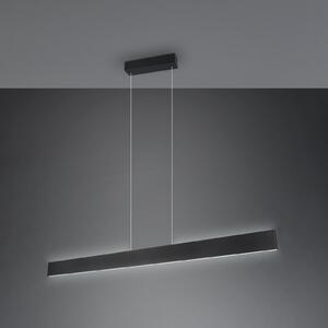 Trio Lighting Galway Lampă suspendată LED, negru mat, sus/jos, CCT, metal, reglabil, Negru, Camera de zi / sufragerie, Metal, Modern