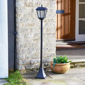 SMART GARDEN Bornă luminoasă solară Metro, 130 cm, negru, IP44, Negru, Plastic, Boltă de exterior / cale de acces