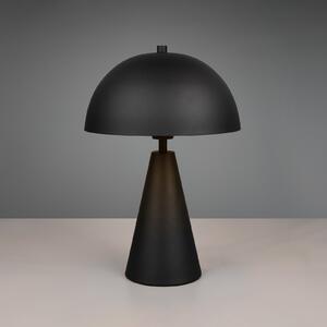 Trio Lighting Lampă de masă Alfie, negru mat, metal, E27, Negru, Camera de zi / sufragerie, Metal