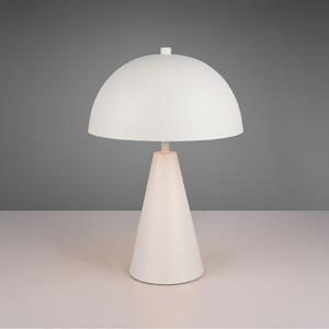 Trio Lighting Lampă de masă Alfie, gri deschis mat, metal, E27, Gri, Camera de zi / sufragerie, Metal