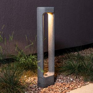 FARO BARCELONA Totem LED bornă luminoasă LED, gri, beton, înălțime 61,1 cm, Gri, Beton, Modern