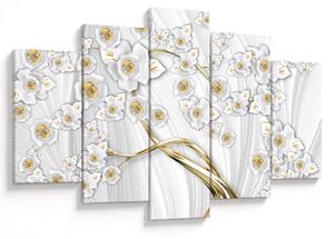 Tablou - Copac cu decor auriu (150x105 cm)
