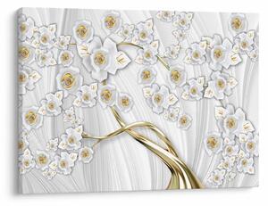 Tablou - Copac cu decor auriu (70x50 cm)