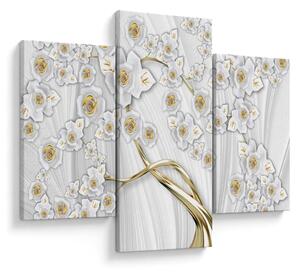 Tablou - Copac cu decor auriu (90x60 cm)