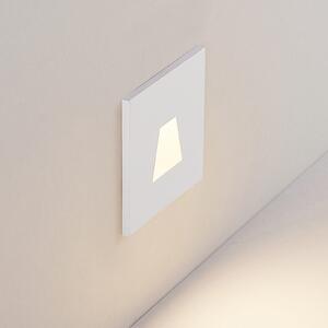 Molto Luce LED lampă încastrată perete 68R IP44 SQ, alb, aluminiu, CCT, reglabil, Alb, Aluminiu, Modern, Perete încastrat