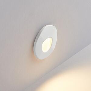 Molto Luce LED lampă încastrată perete 68R Sina IP44 RD, alb, CCT, reglabil, Alb, Hol, Aluminiu, Modern, Perete încastrat