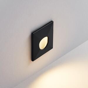 Molto Luce LED lampă încastrată perete 68R Sina SQ, negru, CCT, reglabil, Negru, Hol, Aluminiu, Modern, Perete încastrat