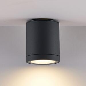 Molto Luce Lampa de tavan pentru exterior cu LED Foris Round SD, antracit, Negru, Aluminiu, Modern