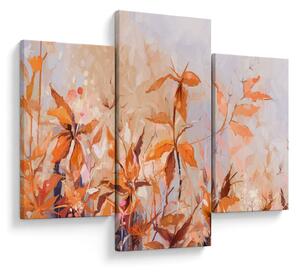 Tablou - Flori pictate (90x60 cm)