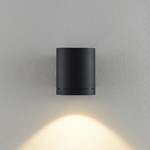 Molto Luce Lampa de perete pentru exterior cu LED Foris Round W, antracit, Negru, Aluminiu, Modern