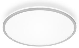 Briloner Plafonieră LED Pulap A, crom mat, Ø 33 cm, plastic, Metalic, Bucătărie, Plastic, Modern