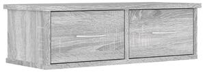 Dulap de perete, sonoma gri, 60x26x18,5 cm, lemn prelucrat