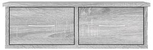 Dulap de perete, sonoma gri, 60x26x18,5 cm, lemn prelucrat