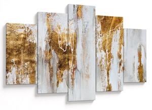 Tablou - Abstract auriu (150x105 cm)